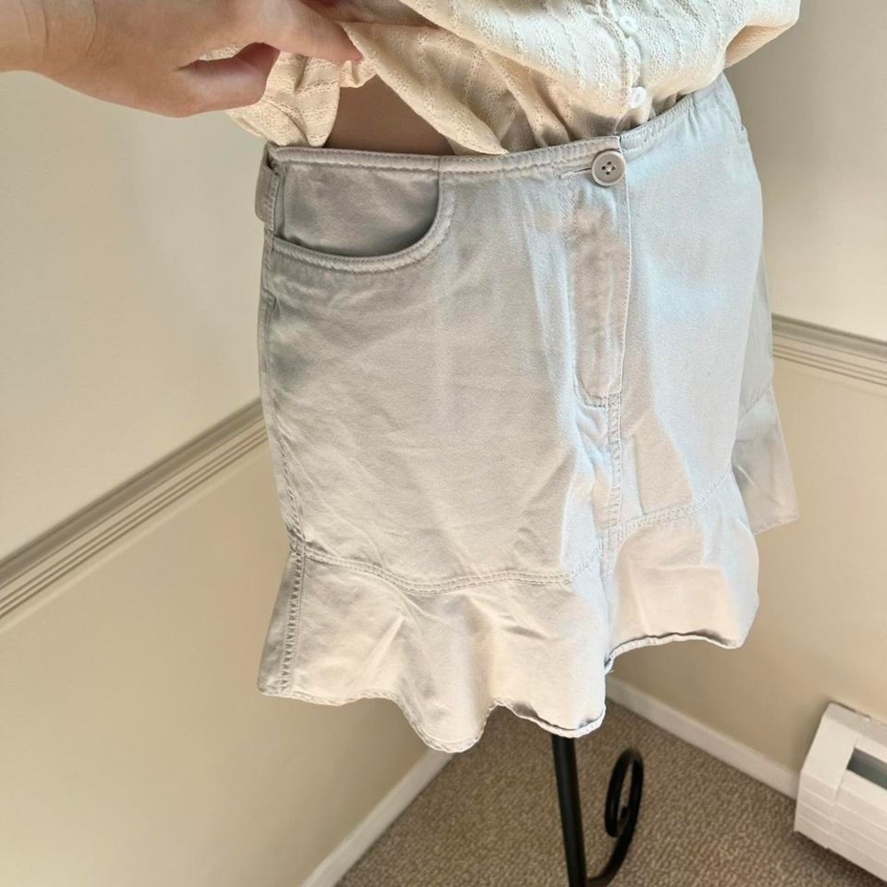 Vintage Y2K Loft Khaki Mini‎ Skirt - Picture 2 of 5